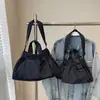Moda Casual Color Sólido Poliéster Bolso Dumpling Nuevo Simple Versátil Plegado Bolso de Hombro para Almacenamiento Bolso Cruzado para Mujer