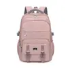 Bolso Casual Unisex de Gran Capacidad 2023 Nuevo Bolso para Salir y Viajar Mochila de Color Sólido Simple Bolso para Tutorías