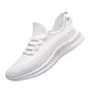 Zapatillas de deporte de fabricantes al por mayor para hombre nuevas transpirables populares zapatillas de deporte de primavera y otoño tejidas con mosca zapatos casuales de tela de malla