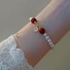 Design Pulseira Sino Yu de Hotan Pulseira Sentido Personalizado Novo Feminino Hanfu Pulseira de Luxo Leve com Sino