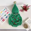 Serie Navideña 2025 Otoño e Invierno Nuevo Chaleco con Capucha de Peluche Lindo Chaleco Pequeño Ropa Holgada Ropa de Año Nuevo para Bebés y Niños