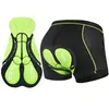 Ropa interior de ciclismo para hombre con acolchado de silicona engrosado, pantalones cortos de secado rápido para ciclismo de montaña, pantalones cortos para bicicleta de carretera, equipo de ciclismo para todas las estaciones