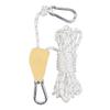 Polea de camping para exteriores cuerda de viento ajustable 4/6 mm reflectante tienda fija cuerda colgante cuerda para toldo tensor de cuerda hebilla de cuerda