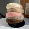 Diadema de Pelo Imitación Visón, de Borde Ancho Celebridad de Internet Otoño e Invierno Lavado de Cara Diadema de Terciopelo de Visón, Diadema para Lavado de Cara de Mujer Venta al por Mayor