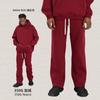 Diretamente do Fabricante: Conjunto de Moletom com Capuz Oversize Americano Tendência Outono/Inverno 2026 para Homens, com Forro de Lã e Caimento Solto