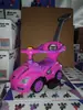 Carrito Twister Sneak Car para Niños con Música de 1 a 3 Años Patinete de Cuatro Ruedas para Bebé con Manillar para Empujar con Barandilla