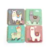 Cuaderno Mini Creativo de Bobina de Unicornio Dibujos Animados Bloc de Notas Manual Coreano