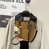 Bolso cubeta vintage bordado súper popular coreano, bolso de mano pequeño para mujer, nuevo bolso de moda 2026 para hombro y bandolera