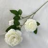 Accesorios de decoración de flores artificiales azules y blancos para salón de bodas, flores artificiales para sala de estar, comedor, decoración de arreglos florales estilo ins al por mayor