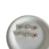 Brincos de Prata 925 com Agulha, Flor Silvestre, Frescos, Simples, High-End, Elegantes, Ágata Vermelha, Aventurina Verde, Brincos