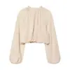 Fabricante de Ropa para Mujer Transfronterizo Venta al por Mayor 2026 Nueva Moda Elegante Conjunto de Top Oversize con Volantes y Falda