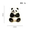 Broche de Panda Realista Cultural e Criativo Estilo Chinês Lembrança de Viagem Pequeno Presente Novo Criativo Broche de Panda Transfronteiriço