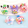 Sanrio payaso resina brillante accesorios pegamento cremoso DIY hecho a mano material decorativo hebilla de zapato parche para sombrero tocado