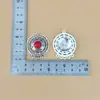 Accesorios para Joyería DIY Cortado Flor Pequeña Retro Material de Cuentas Hecho a Mano Accesorios para el Cabello Placa de Flor Hebilla de Diamante Patrón de Turquesa Botón Inferior Plano