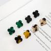 Ácido acético moda moda generosos pendientes de flor de ciruelo tocado diy parche hecho a mano material de accesorios acrílicos venta al por mayor