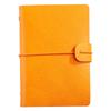 Cuaderno de Hojas Sueltas A7, Cuaderno Vintage de Cuero Suave con Correas, Libro de Registro para Reuniones de Negocios, Se Puede Imprimir con Logo
