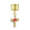 Pulsera con Colgante de Collar para Módulo Cruzado, Colgante de Pulsera Estilo Italiano con Lazo y Estrella, Adornos, Accesorios