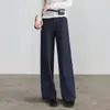 Pantalones rectos simples y elegantes para mujer, nueva colección otoño 2026, de cintura alta, corte holgado casual, modernos y versátiles, adecuados para figuras petite