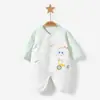 Roupas para Bebê Recém-Nascido Outono e Inverno Recém-Nascido Acolchoado Fino 0 Quente Março Roupa Base Monge Macacão de Bebê