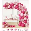 Conjunto de Balões Macaron Decoração de Cena Arco de Balão Casamento Festa de Aniversário Decoração Loja Corrente de Balão Pacote