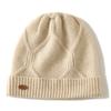 Gorro de cachemira de color puro para hombre y mujer, gorro de lana de punto grueso y cálido para otoño e invierno, gorro informal con protección para las orejas