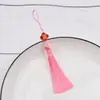 Adornos de Borlas Rojas con el Personaje "" Accesorios DIY para Cajas de Dulces de Boda, Sobres Rojos, Marcadores de Libros, Borlas para Ropa, Venta al por Mayor desde el Fabricante