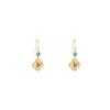 2026 Nuevo Estilo Popular Pendientes de Trébol de Cuatro Hojas Estilo Chino Nuevo con Hojas de Bambú y Circonita para Mujer, Diseño Único, Pendientes de Botón de Nicho, Elegantes Accesorios para Orejas