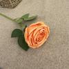 Simulación transfronteriza, rosa, boda, flor de seda, flor de plástico, rama única, decoración de sala de estar francesa, mesa, adornos de flores falsas, venta al por mayor