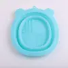 Limpiador de Brochas de Maquillaje Traje Huevo de Belleza Artefacto de Limpieza Tazón de Lavado de Silicona Plegable Herramienta Limpiadora de Borlas de Polvo