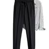 Pantalones para hombre estilo coreano modernos primavera y otoño nueva llegada pantalones capri para hombre corte ajustado pantalones de utilería pantalones casuales