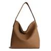 Bolso Tote Suave Retro Estilo Coreano para Mujer 2025 Nuevo Casual Gran Capacidad Versátil de Gama Alta Bolso de Hombro Simple para el Brazo