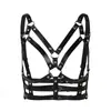 Ygm Ropa de Accesorios Decorativos de Estilo Chica Caliente Transfronteriza, Mono Corsé de Cuero, Accesorios para Bar, Discoteca, Actuación