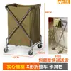 Carrito Cónico de Acero Inoxidable para Ropa Blanca de Hotel y Casa de Huéspedes, Carrito de Recolección de Bolsas de Lavandería, Carrito de Servicio de Reciclaje de Ropa Sucia para Lavandería