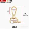 Hebilla de bolso accesorios cerradura de hardware hebilla de metal correa de bolso engrosada hebilla colgante hebilla de mochila hebilla de tornillo accesorios hebilla de bolso de cuero