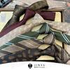 Corbata de Hombre 8CM Retro Marrón Rojo Dorado Café Flor Rojo Oscuro Rayada Vestido Profesional Negocios Moda Ocio Moda Británica