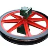 Rueda de polea de tipo fijo para cable de acero de minería, rueda de polea de tipo flotante, rueda de cabrestante de elevación para perforación de pozos 300 mm -- 2,3 m