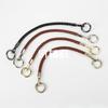 Cuerda redonda de cuero tejida a mano de 8 mm para llevar en la muñeca, correa de repuesto diagonal para bolso, accesorios para bolsos DIY, 51 accesorios