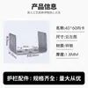 Conector de tubo cuadrado Pieza de fijación en forma de U Hebilla de fijación para barandilla Accesorios Soporte de hierro Dos paquetes Tres paquetes Tarjeta interior Tubo de acero galvanizado