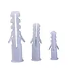 Tubo de Expansión de Plástico con Tapa en Forma de Pez Materia Prima Tapón de Expansión Tapón de Goma Tapa de Pared Tornillo de Expansión Tornillo Embebido Accesorios para Cortinas Gecko