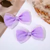 Laço de Fio Enrolado de Camada Dupla Grampo de Cabelo Infantil Decoração de Saia Laço Acessórios DIY Feitos à Mão Decoração de Boneca Borboleta