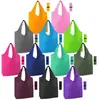 Sacolas de Supermercado em Estoque Atacado Poliéster 210t Espessado Dobrável Ecológico Sacolas Tote Sacolas Publicitárias Podem Ser Impressas com Logotipo