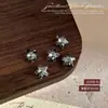 Nuevos Accesorios para Uñas Tendencia Copo de Nieve Transparente Punta de Diamante Fondo Puntiagudo Diamante Irregular Brillante Tridimensional Decoración de Uñas de Año Nuevo