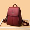 Mochila Barata de Canguro 2026 Nuevo Diseño Cremallera Vertical Moderna para Estudiante Femenina Bolso Escolar Mochila de Cuero Suave a la Moda