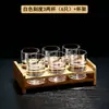 Juego de Vasos Blancos para Licores de 0.1 kg para Uso Doméstico, Tamaño Pequeño, Vasos de 0.1 kg, Vasos para Licores Fuertes, Vasos para Cerveza, Cristalería Creativa, 100 ml