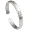 Pulseira Sutra do Coração de Lótus Design de Nicho Jovem Étnico Antigo Sólido Simples Aberto Presente de Feriado para Mãe