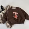 Sudadera Mabao Kidsren 2026 Otoño Nuevo Estilo Coreano Estampado de Dibujos Animados Sudadera de Manga Larga para Niños y Niñas, Ropa de Primavera para Niños