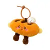 Colgante Creativo de Muñeca de Pan Francés para Decoración de Mochila de Niñas, Encanto de Muñeca Baguette, Llavero de Muñeca Accesorio Pequeño