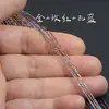 Hilo de oro y plata de 8 hebras, cordón para etiquetas, cuerda trenzada de 1 mm para tarjetas de felicitación, invitaciones, etiquetas de regalo, purpurina, manualidades DIY, decoraciones de regalos de Navidad