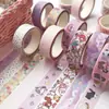 18 Rolos Individuais de Fita Washi, Fita para Caderno Criativo, Fita Fofa para Caderno, Fita Decorativa DIY 5m