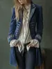 Moda Otoño e Invierno 2025 para Mujer Europea y Americana Aliexpress Abrigo de Terciopelo Empalmado de Color Sólido y Manga Larga Estilo Europeo y Americano Longitud Media